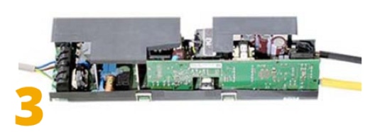3-in1 Power-Supply for Conveyor Systems for Motors and ASi Controls